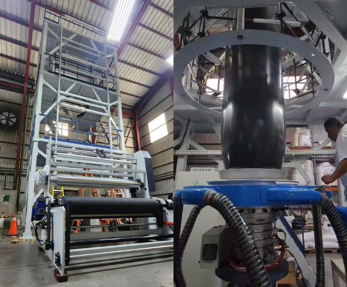 geomembrane film blowing machine geomembrane film blowing machine