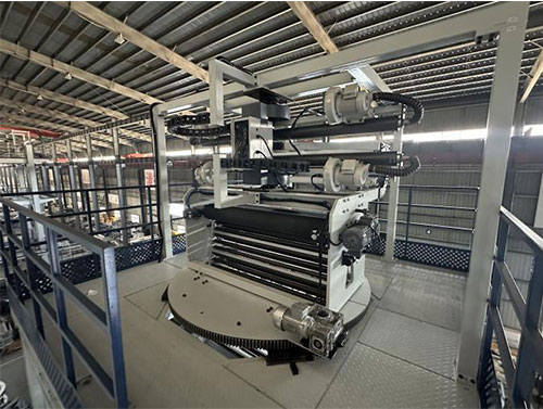 Biodegradable Film Blowing Machine Haul off rotary system