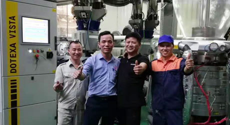 Five-layer Co-extrusion Blown Film Machine for customers in Vietnam