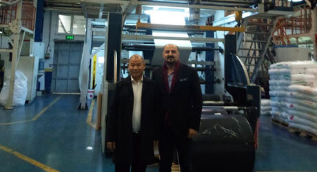 Plastic Film Extrusion Machine for customers in Turkey